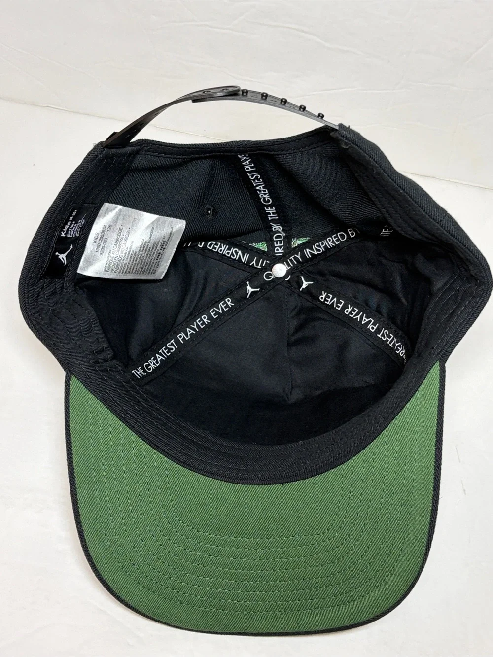 Jordan Jumpman Youth SnapBack Pro Cap Curved Brim Embroidered Black Red NWT